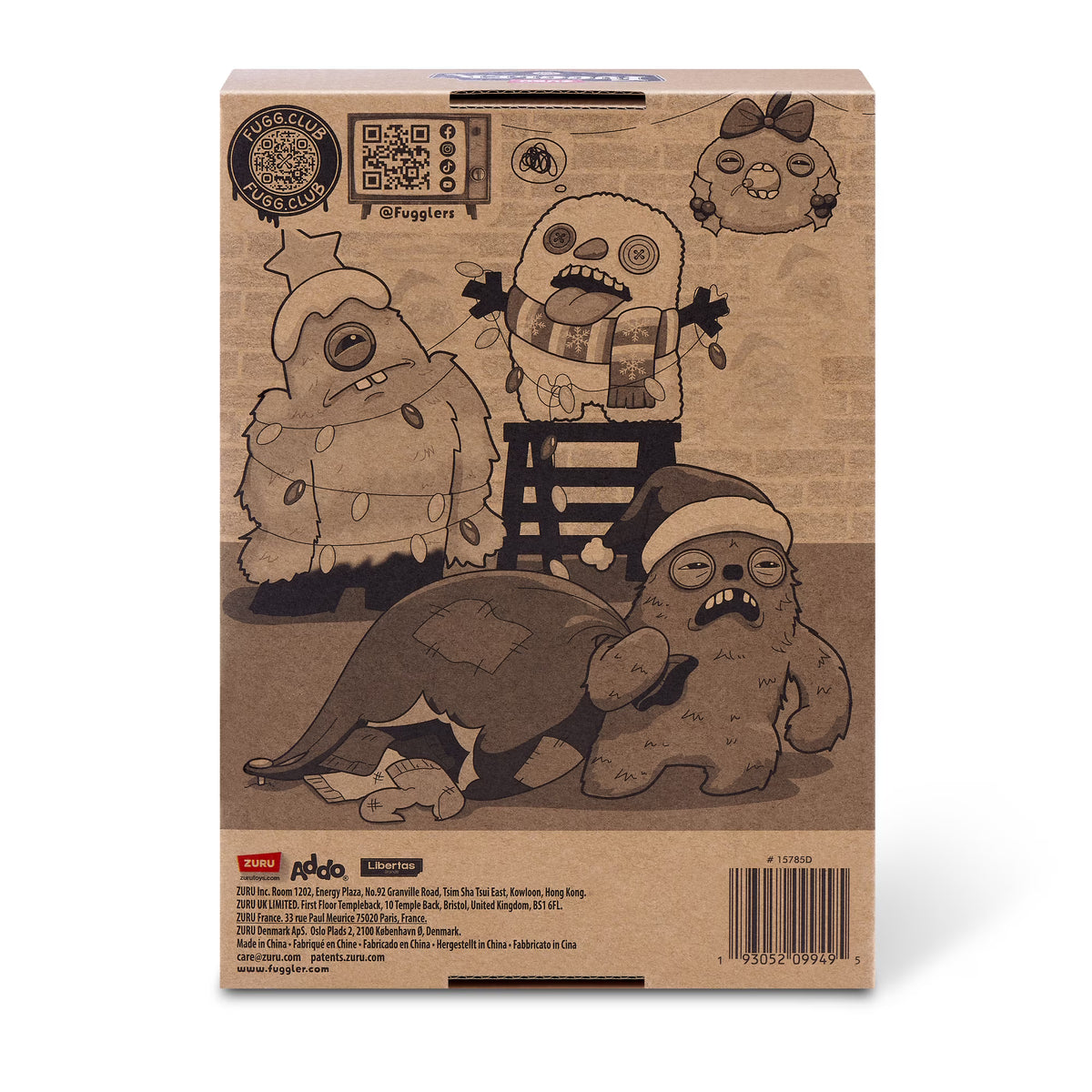 Zuru Fugglers Festive Fuggs Sasquinch 9 Inch