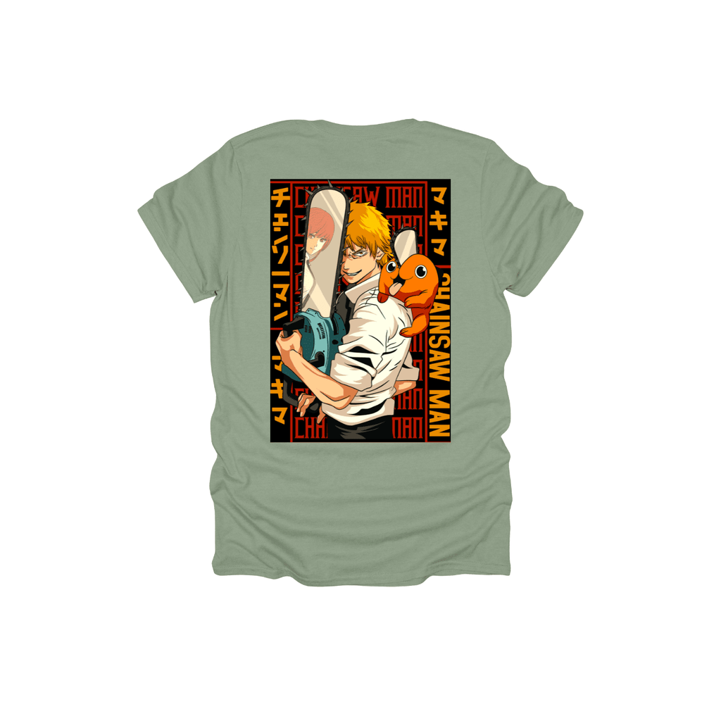 Chainsaw Man Custom T Shirt - The Raveground
