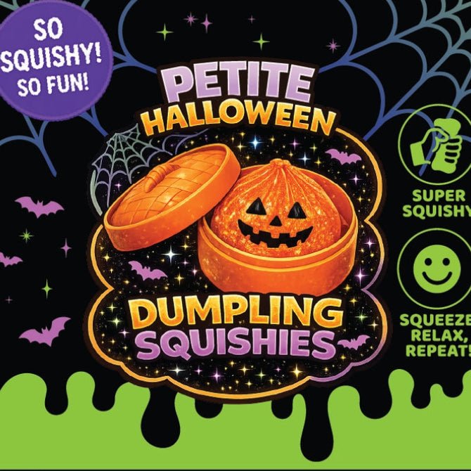 Fun Doh Brand Petite Mini 2.25 Inch Halloween Squishy Dumplings - The Raveground