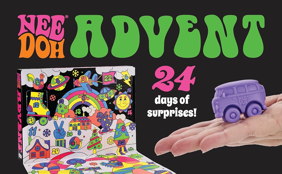 Schylling NeeDoh Squishmas Advent Calendar 2026 Authentic - The Raveground