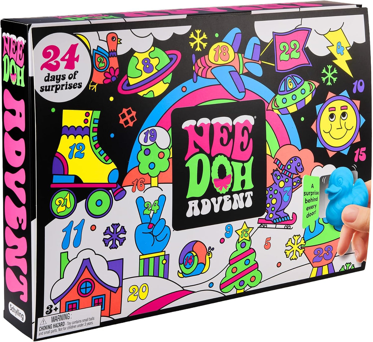 Schylling NeeDoh Squishmas Advent Calendar 2026 Authentic - The Raveground